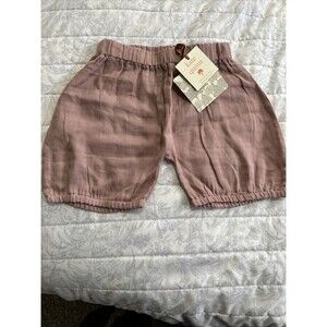 Kate Quinn NWT 18-24 Months Bloomers Shorts Lilac Pink Baby Organic Cotton